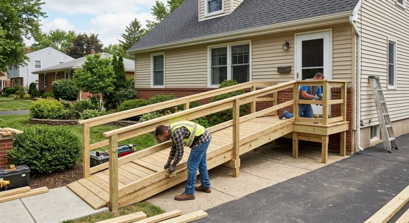 Accessible Ramp Installation in Conroe, TX